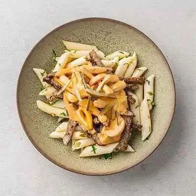 Lunch Beef Stroganoff With Penne Pasta